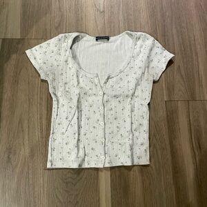 brandy melville floral top